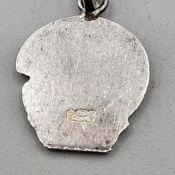 Vintage 1970s Tillamook Oregon Cheese Wheel Keychain Souvenir Sterling Silver - Picture 4 of 6